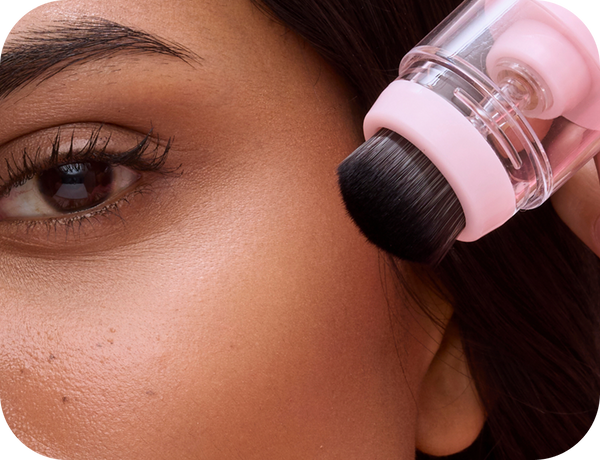 Start with clean skin. Dot the Glass Skin Tint SPF 20 evenly across your face.