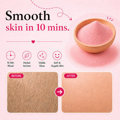 4-in-1 Rose Body Hair Removal Wax Powder Mask