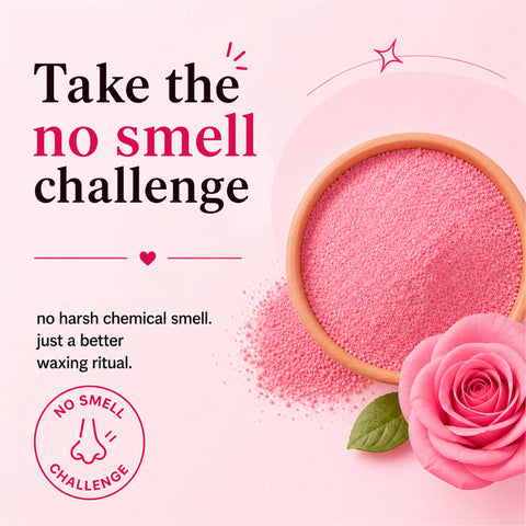 4-in-1 Rose Body Hair Removal Wax Powder Mask