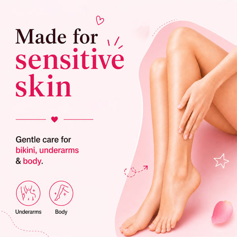 4-in-1 Rose Body Hair Removal Wax Powder Mask
