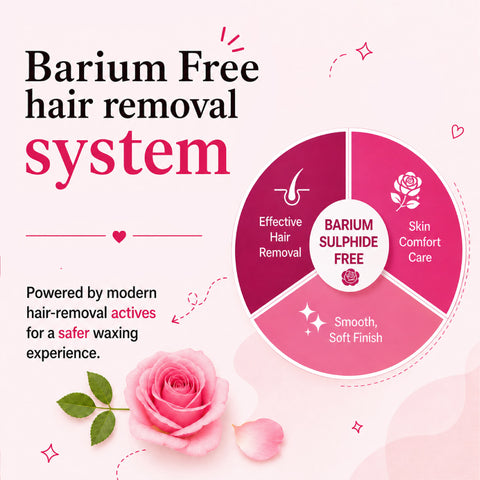 4-in-1 Rose Body Hair Removal Wax Powder Mask