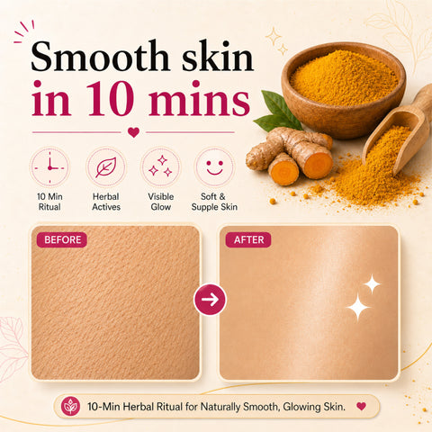 4-in-1 Turmeric Bikini Hair Removal Wax Powder Mask