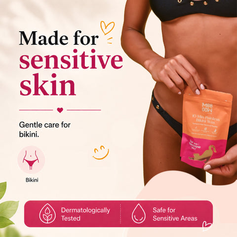 4-in-1 Turmeric Bikini Hair Removal Wax Powder Mask