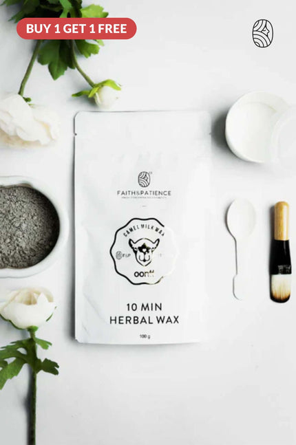 Herbal Bikini Wax Hair Removal Powder - 10 Min Wax