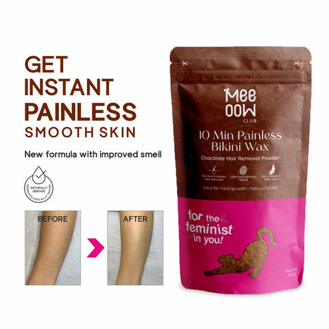 Chocolate Bikini Hair Removal Powder Wax