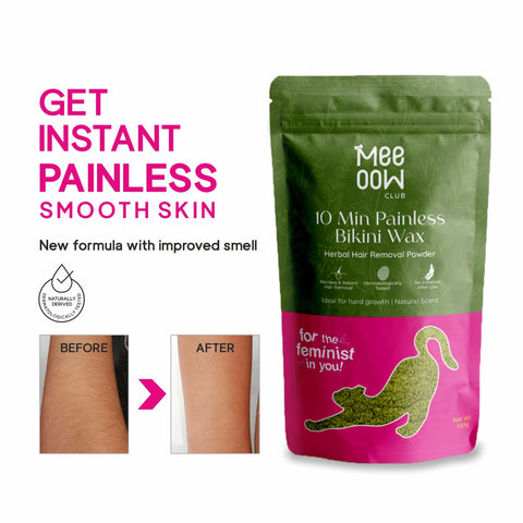 Herbal Bikini Hair Removal Powder Wax