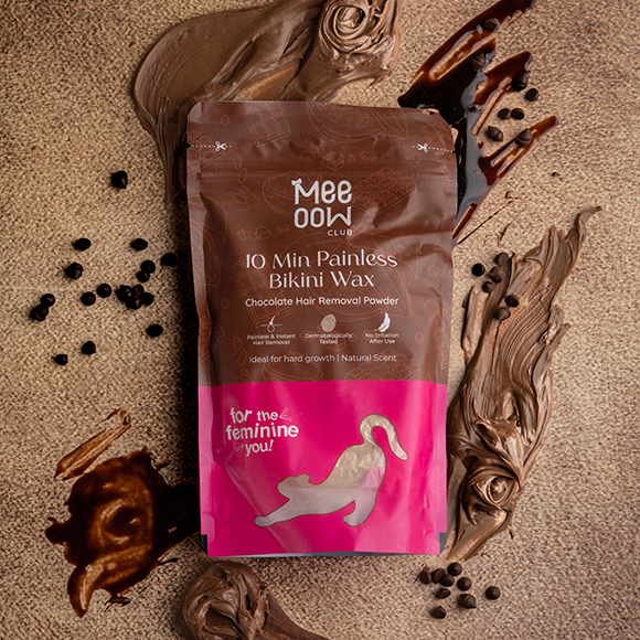 4-in-1 Chocolate Bikini Hair Removal Wax Powder Mask 80g (₹10 per use)